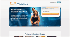 Desktop Screenshot of datecolombian.com